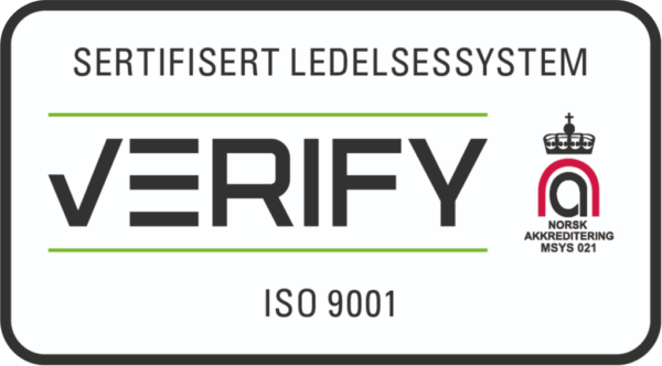 ISO 9001-sertifisert